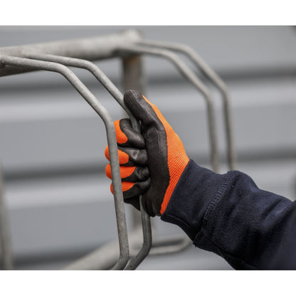 Sealey 9140L Foam Latex Gloves (Large) - Pair Sealey