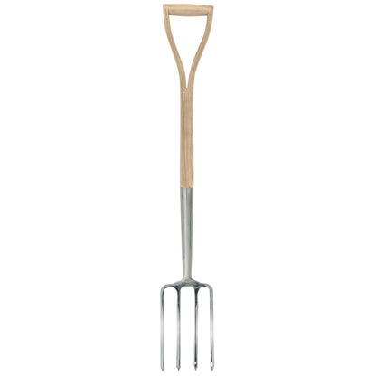 Draper 99011 Heritage Stainless Steel Border Fork with Ash Handle Draper