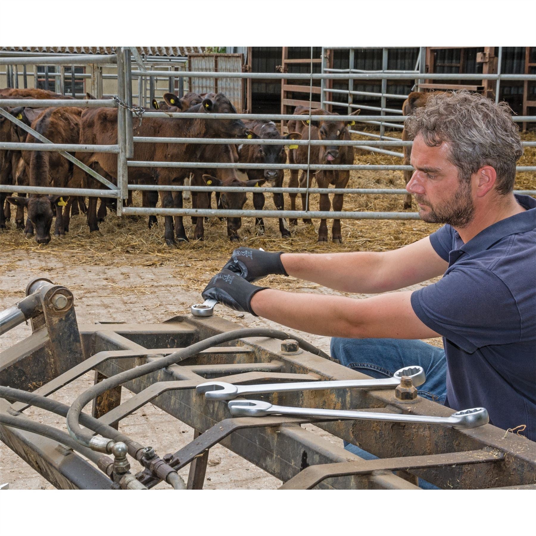 Draper 26695 HI-TORQ® Metric Combination Spanner Set 6 Piece Draper