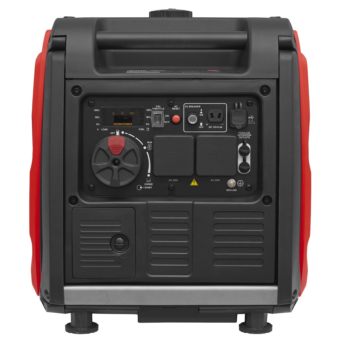 Sealey G3500I 3500W Inverter Generator 230V - 4-Stroke Engine Sealey