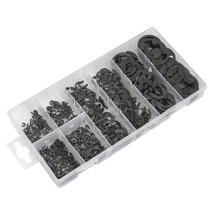 Sealey AB012ER E-Clip Retainer Assortment 800pc Metric Sealey