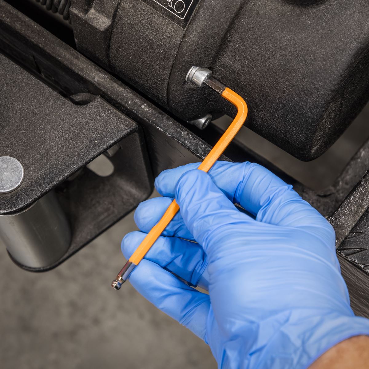 Sealey AK7197 Ball-End Hex Key Set 9pc Long Colour-Coded Imperial Sealey