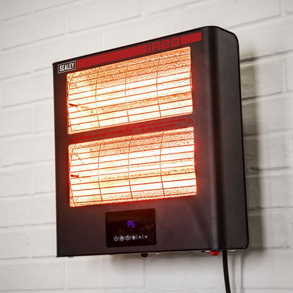 Sealey IR28 Infrared Quartz Heater - Wall Mounting 2.8kW/230V Sealey