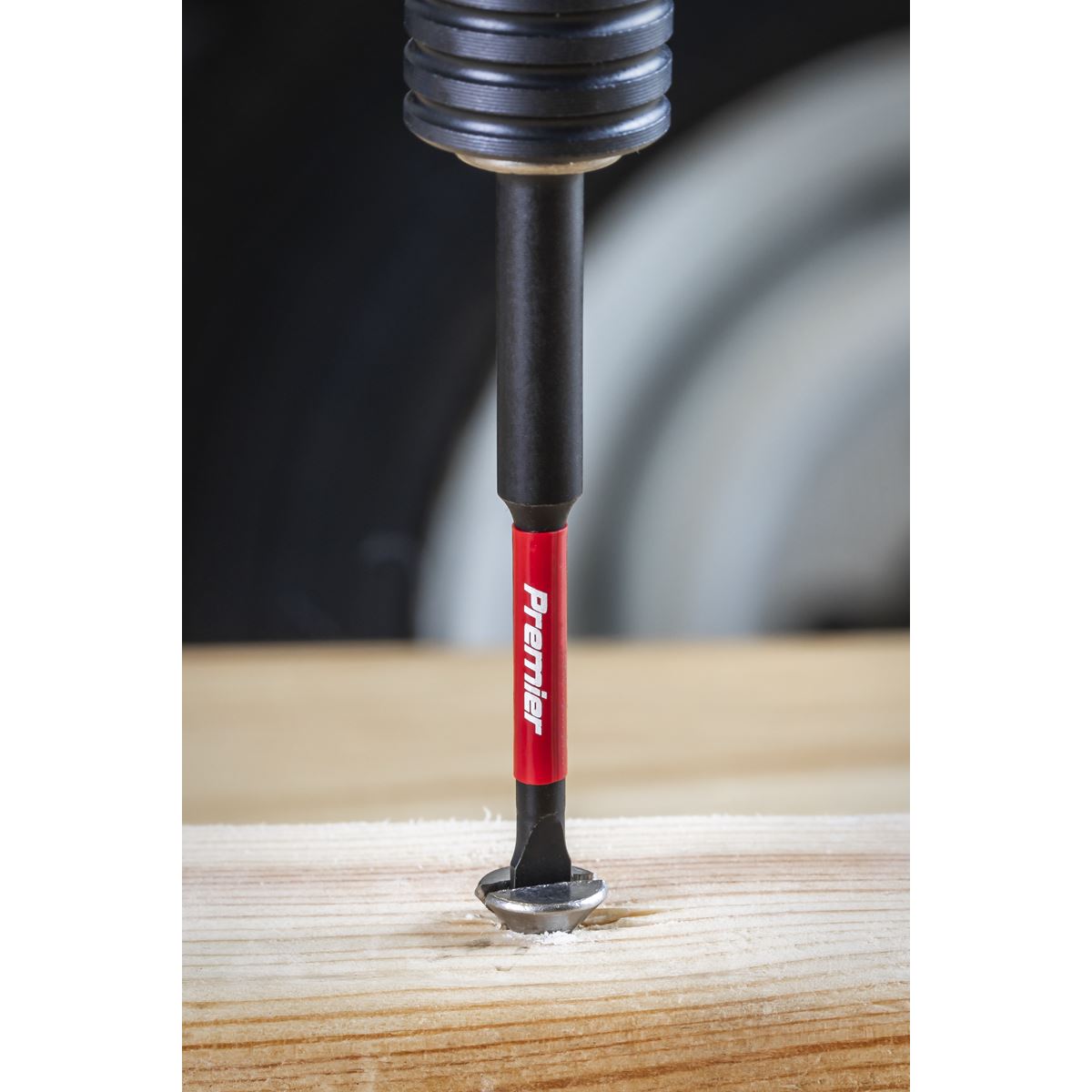 Sealey AK8253 Slotted 6.5mm Impact Power Tool Bits 75mm - 3pc Sealey