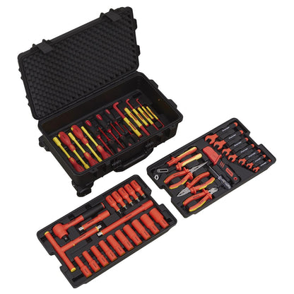 Sealey AK7939 1000V Insulated Tool Kit 1/2"Sq Drive 49pc Sealey