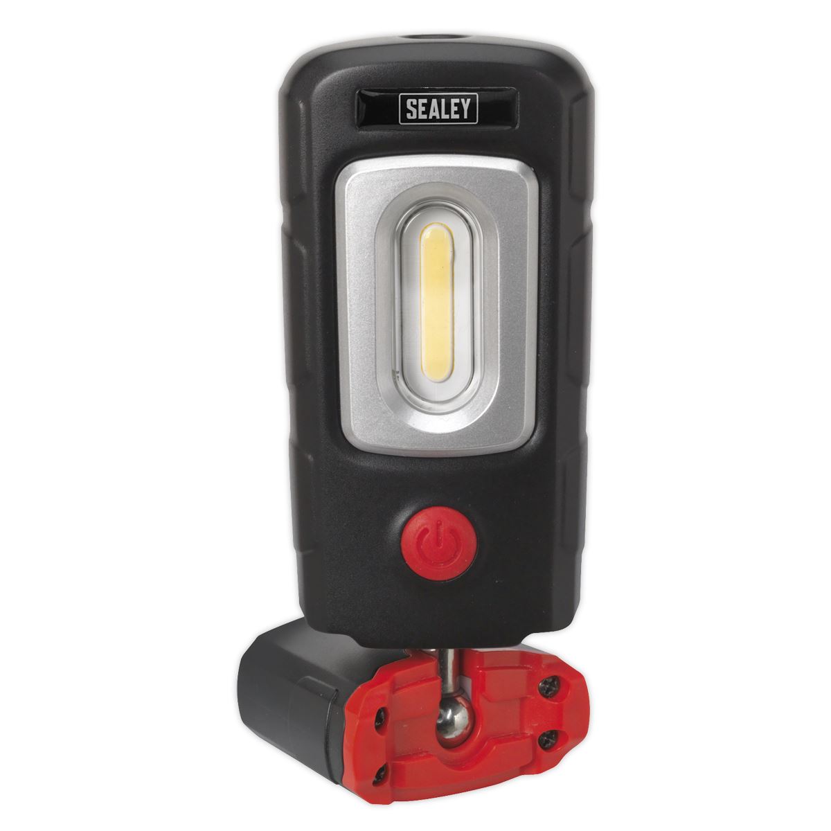 Sealey LED3601 Rechargeable 360° Inspection Light 3W COB & 1W SMD LED Black Lithium-Polymer Sealey