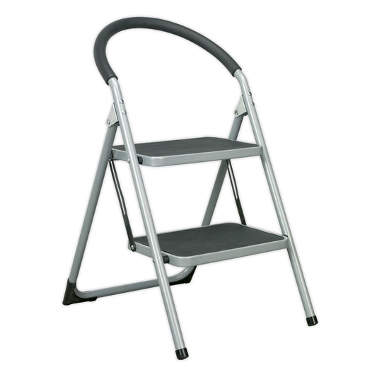 Sealey ASL2 Step Stool 2-Tread 150kg Capacity EN14183 Sealey