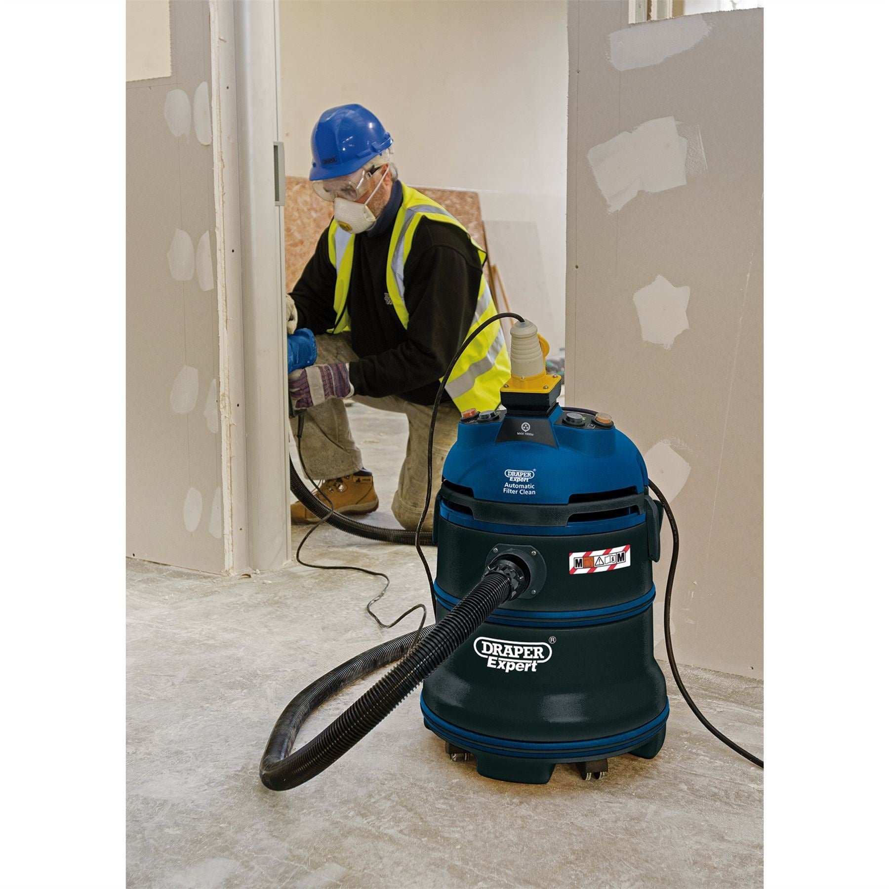 Draper 86685 Expert 110V M-Class Wet and Dry Vacuum Cleaner 35L 1200W Draper