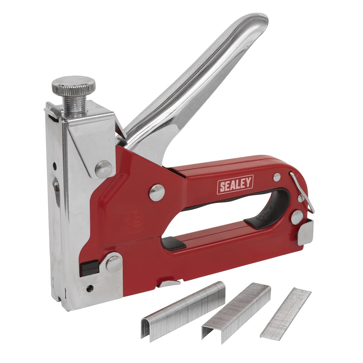 Sealey AK7061 Staple & Brad Nail Gun Heavy-Duty 4-14mm Sealey
