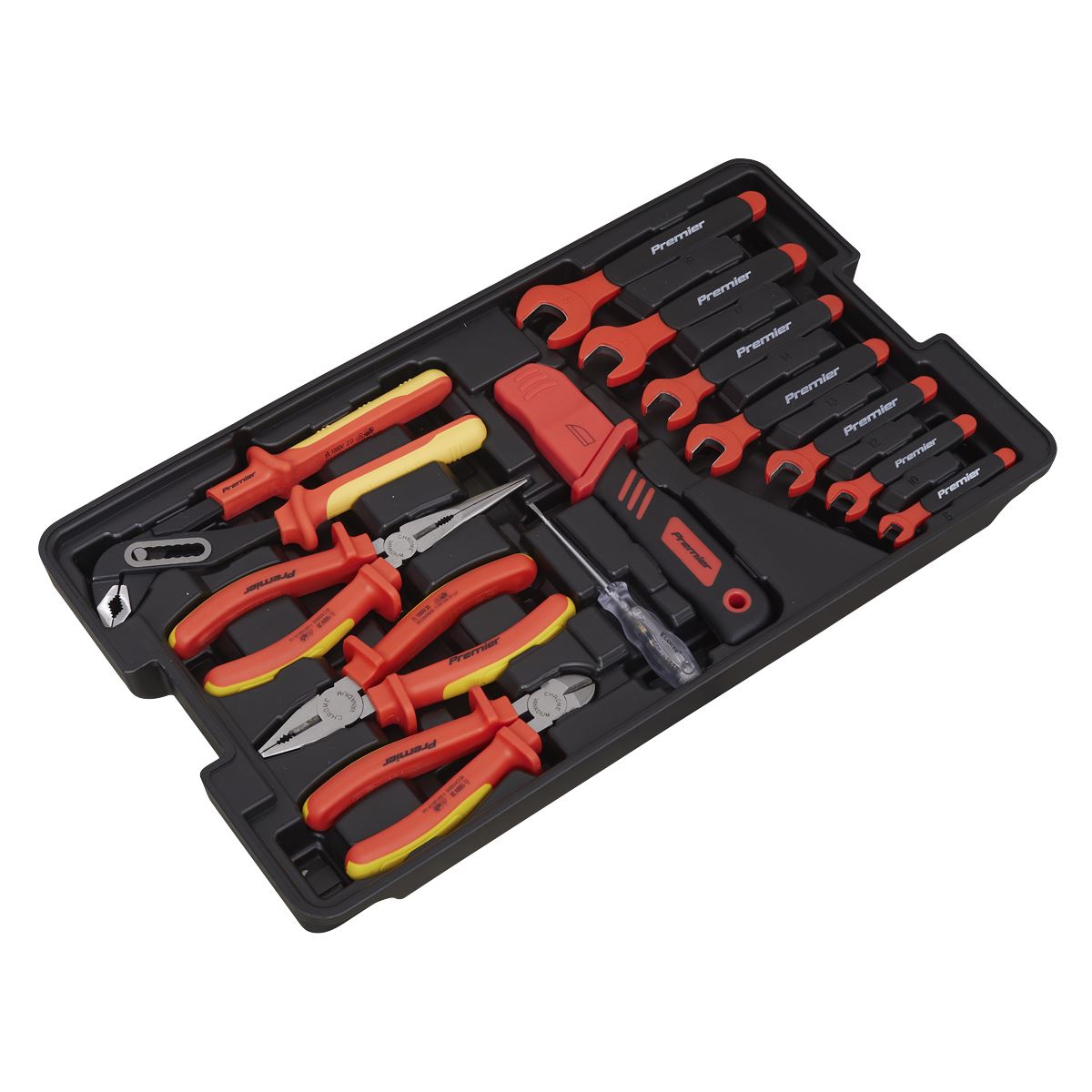 Sealey AK7939 1000V Insulated Tool Kit 1/2"Sq Drive 49pc Sealey