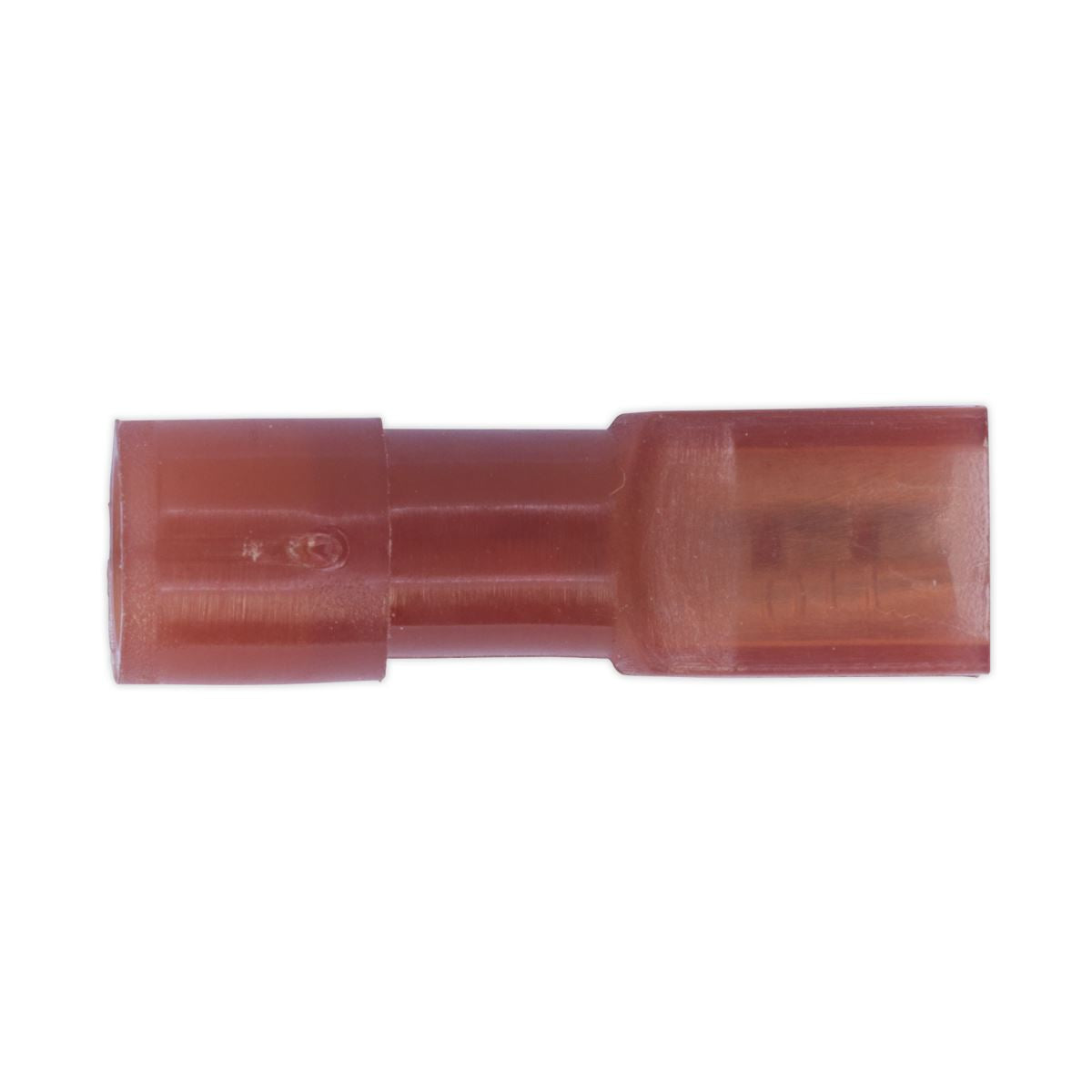 Sealey RT28 Fully Insulated Terminal 2.8mm Female Red Pack of 100 Sealey