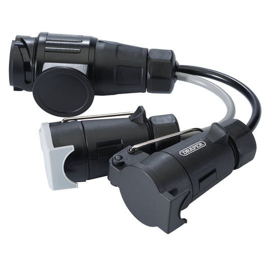 Draper 99661 13-Pin Euro to 7-Pin N-Type/7-Pin S-Type Converter Draper