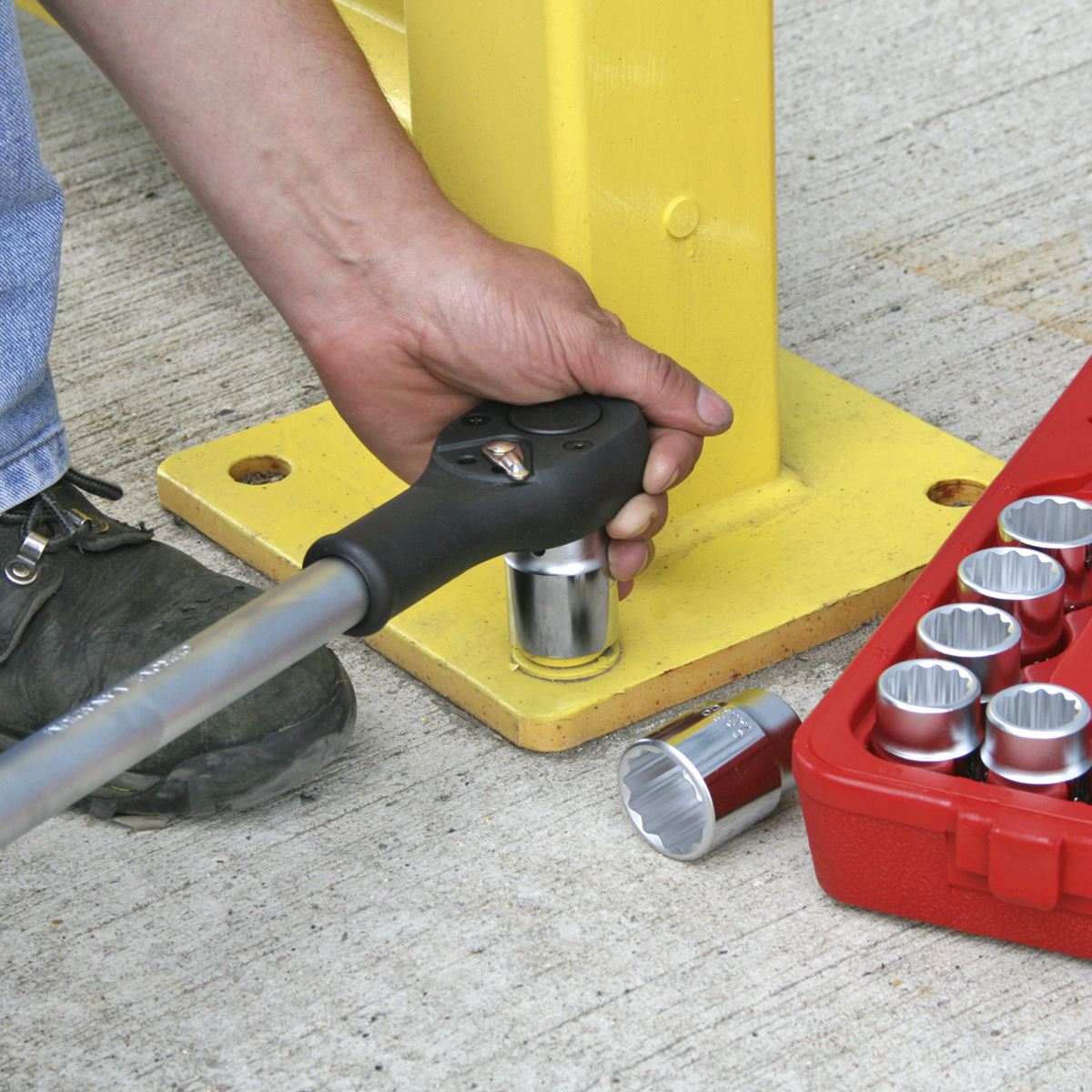 Sealey AK2598 Socket Set 22pc 3/4"Sq Drive 12-point WallDrive® Metric Sealey