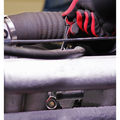 Sealey AK63914 Combination Ratchet Spanner Set 10pc Extra-Long Metric Sealey