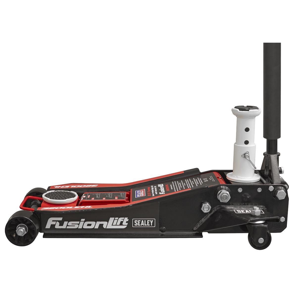 Sealey 3200LEHL Low Profile High Lift Trolley Jack with Rocket Lift 2/3 Tonne Sealey