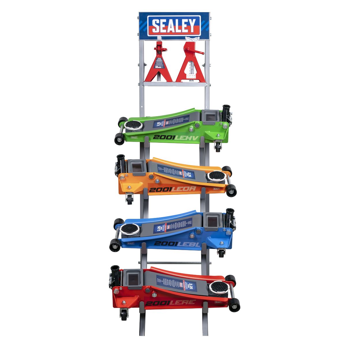 Sealey JS1COMBO1 Low Profile Jack Stand Deal Sealey