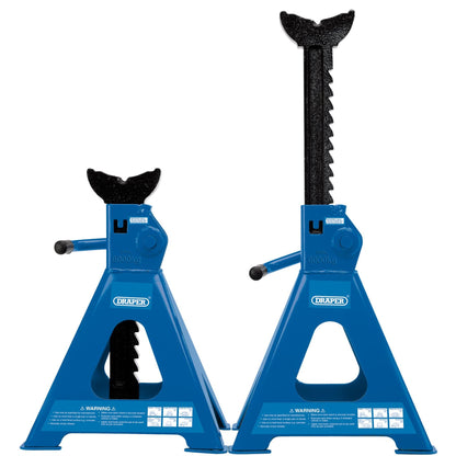 Draper 30883 Ratcheting Axle Stands 6 Tonne Pair Draper