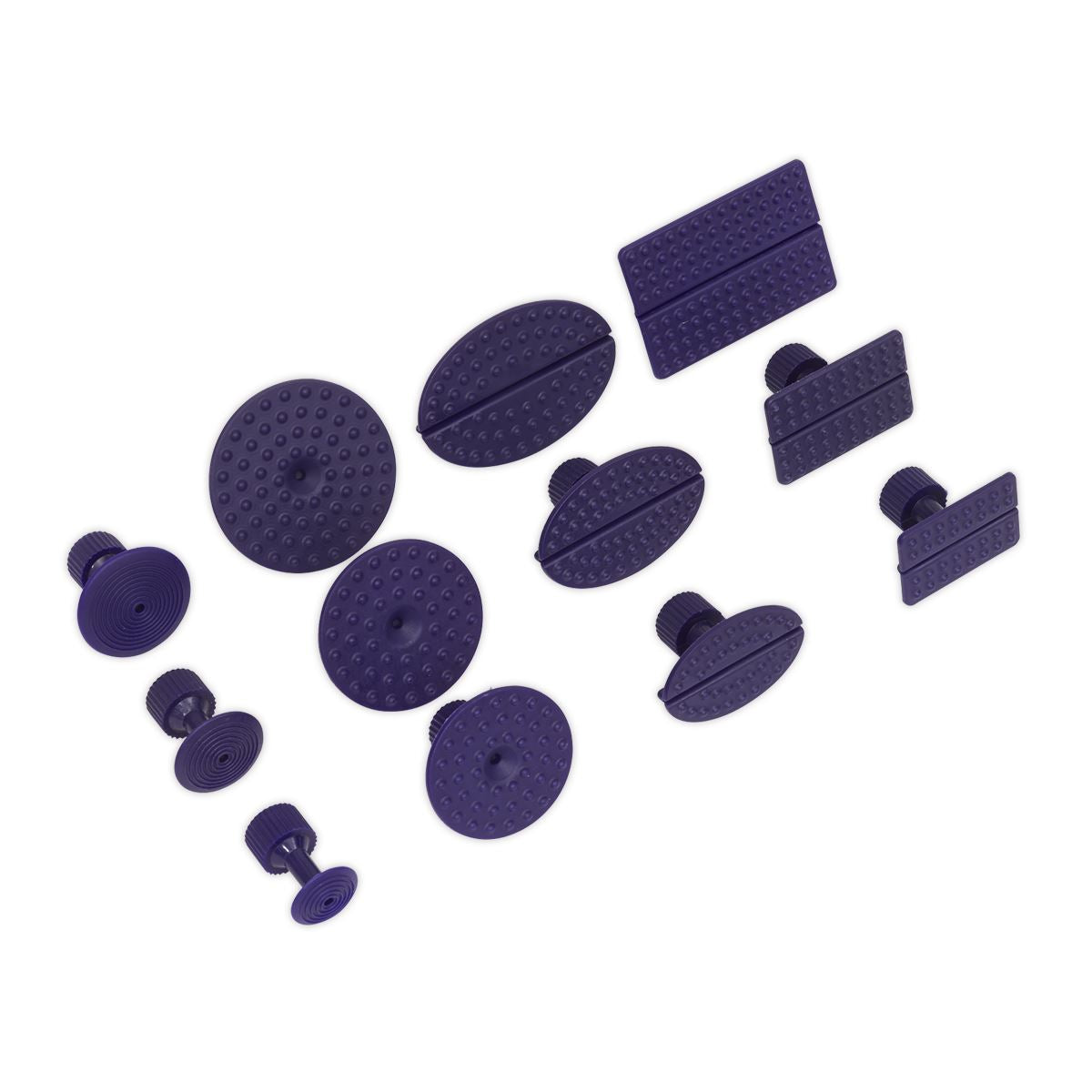 Sealey RE105/1 Paintless Dent Repair Tabs Pack of 12 Sealey