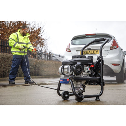 Sealey PWM1300 Pressure Washer 150bar 360L/hr 4hp Petrol Sealey