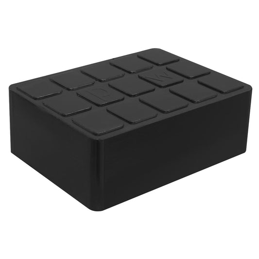 Sealey SJBEX.A02 Rubber Support Block for Viking Jacking Beams 60mm Sealey