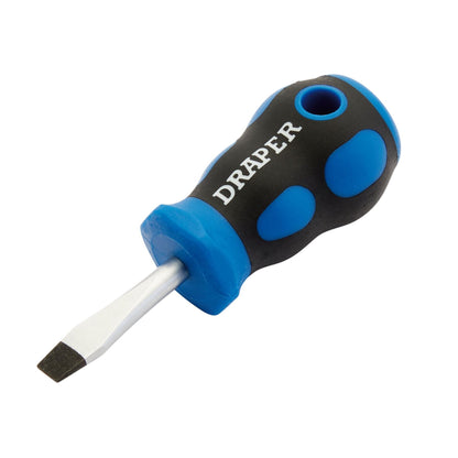 Draper 48921 Soft Grip Plain Slot Screwdriver 6.0 x 38mm Draper