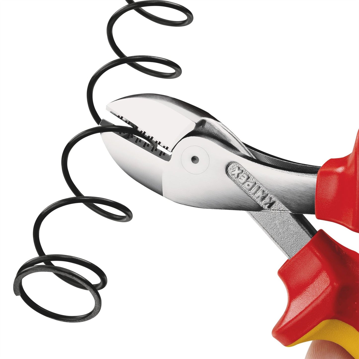 Knipex 25885 73 06 160 X-Cut® Compact Diagonal Cutter high lever transmission insulated with multi-component grips VDE-tested chrome-plated 160mm Knipex