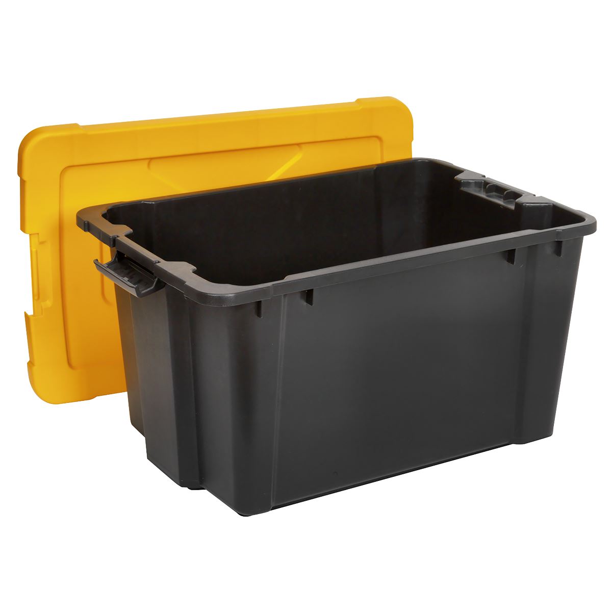 Sealey APB54 Composite Stackable Storage Box with Lid 54L Sealey