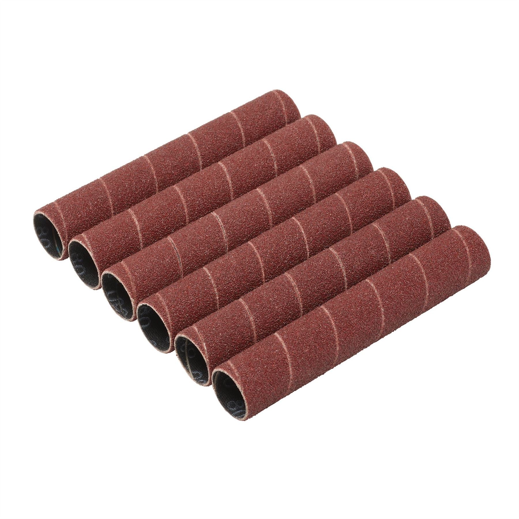 Draper 08402 Aluminium Oxide Sanding Sleeves 19 x 115mm 80 Grit Pack of 6 Draper
