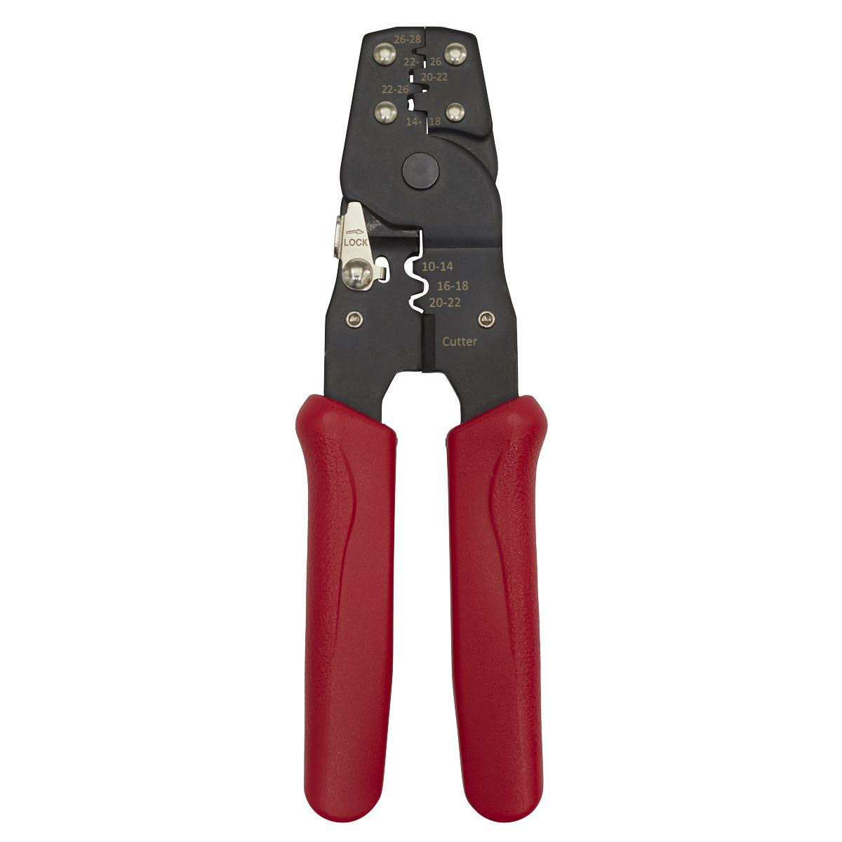 Sealey AK3850 Non-Ratcheting Crimping Tool Insulated/Non-Insulated Terminals Sealey