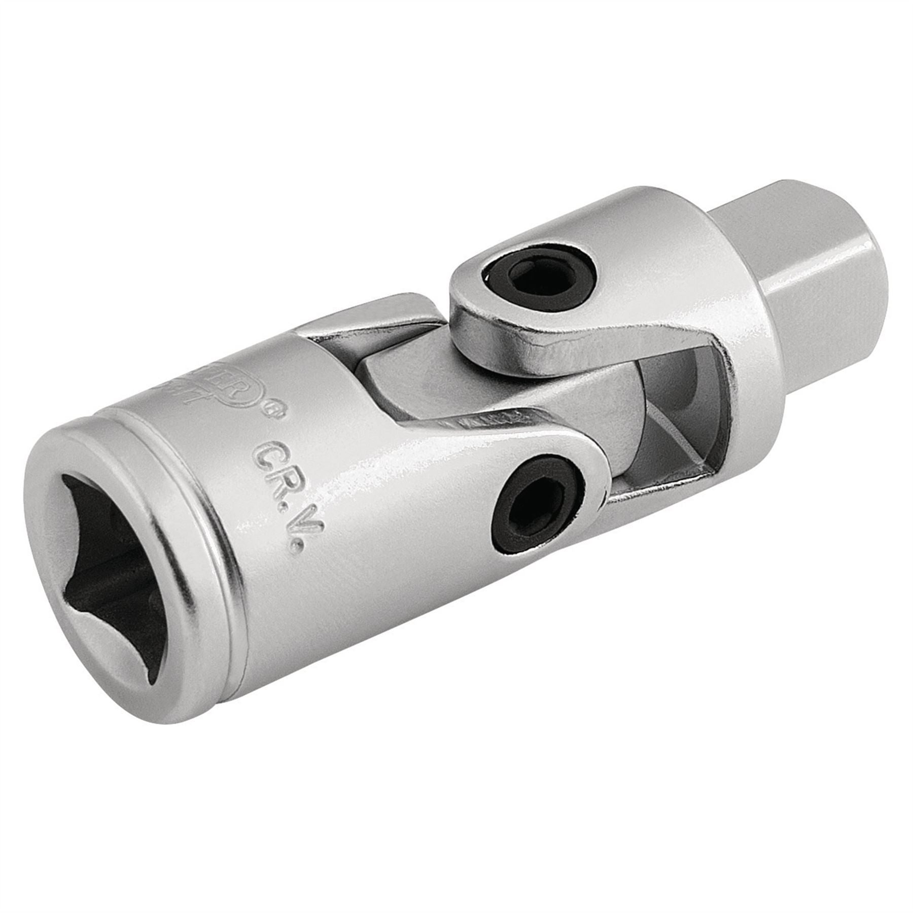 Draper 16794 Satin Chrome Universal Joint 3/8" Sq. Dr. Draper
