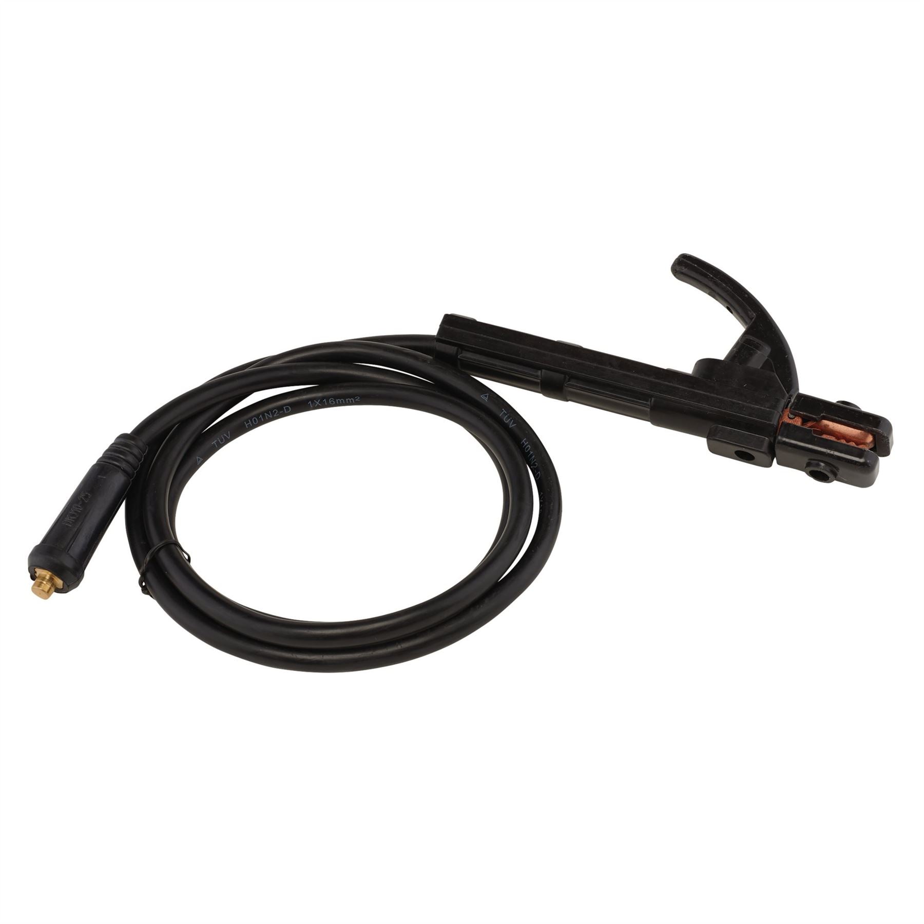 Draper 20924 MMA Welding Electrode Holder with 10/25 Dinse-type Plug 1.8m 200A Draper