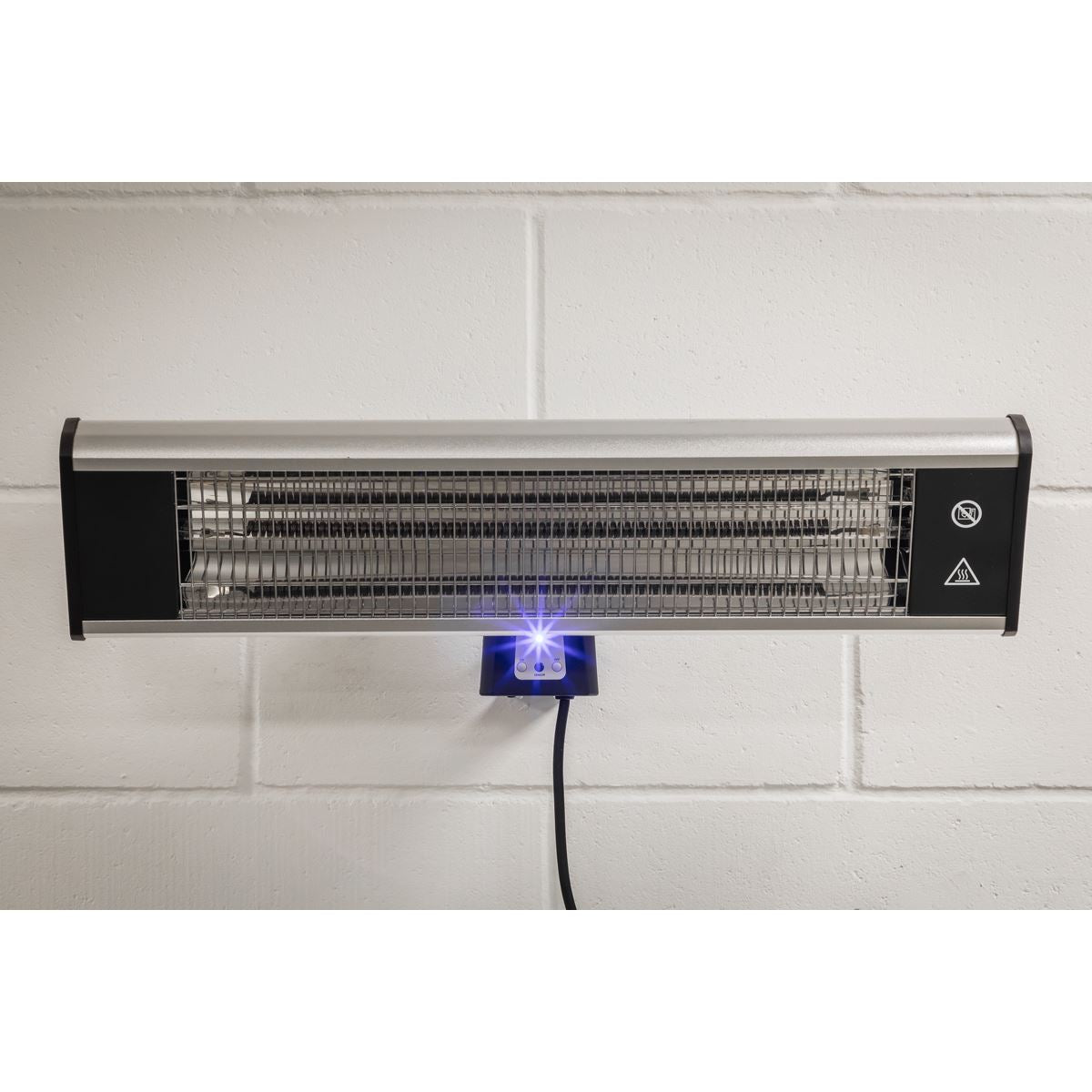 Sealey IWMH1809R High Efficiency Carbon Fibre Infrared Wall Heater 1800W/230V Sealey