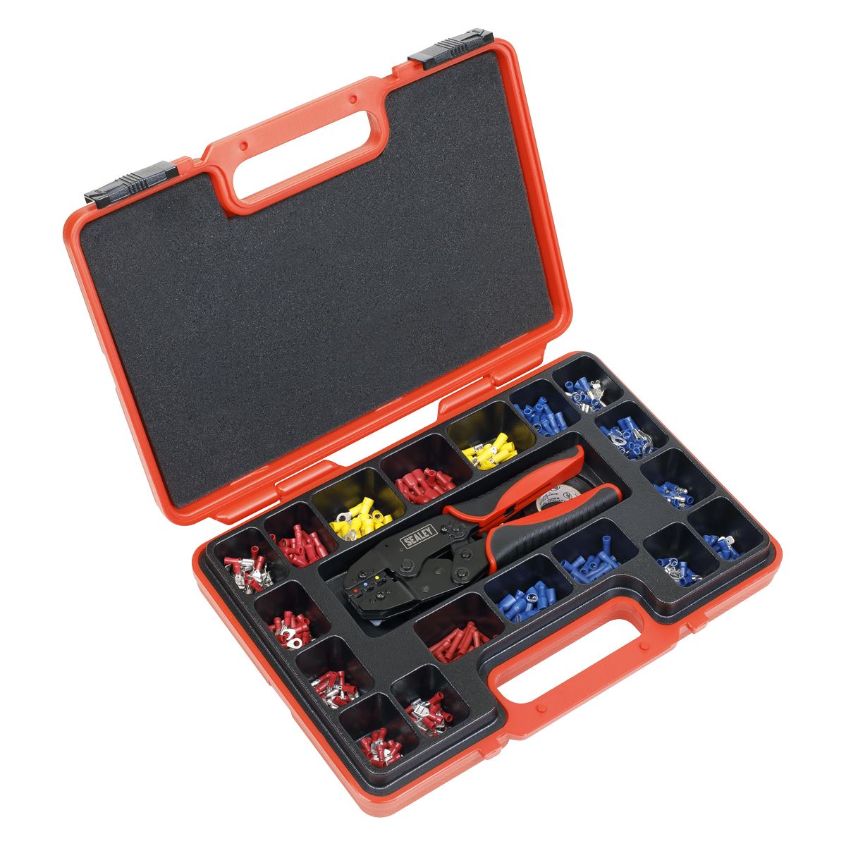 Sealey AK386 Ratchet Crimping Tool Kit 552pc Sealey