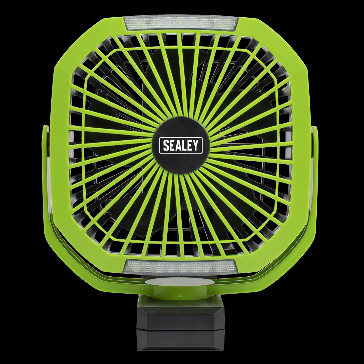 Sealey SCF8WL Portable Clip Fan with Worklight 8" 4 Speeds Sealey