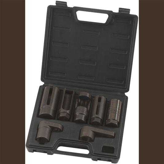 Draper 89765 Expert Lambda/Oxygen Sensor Socket Set 3/8" 1/2" Sq. Dr. 7 Piece Draper