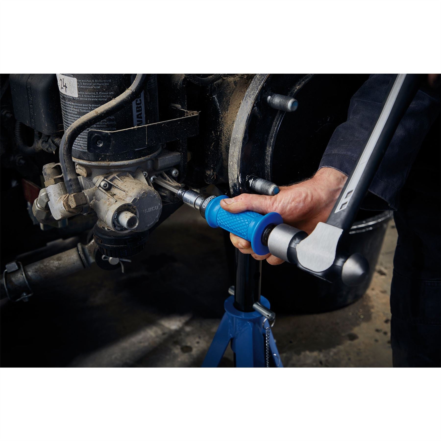 Draper 27837 Impact Screwdriver Set 1/2" Sq. Dr. 162mm 10 Piece Draper