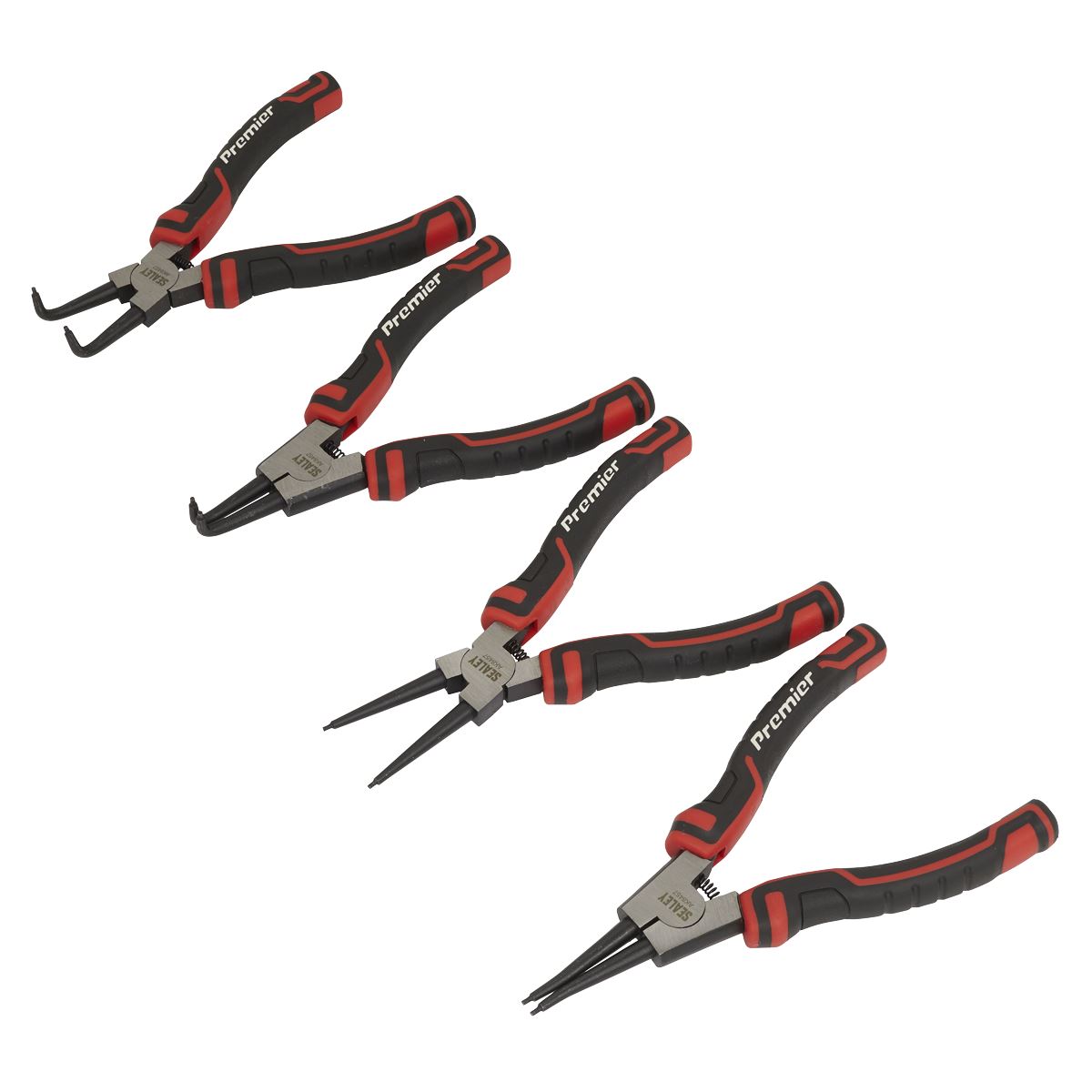 Sealey AK8457 Circlip Pliers Set 180mm 4pc Sealey