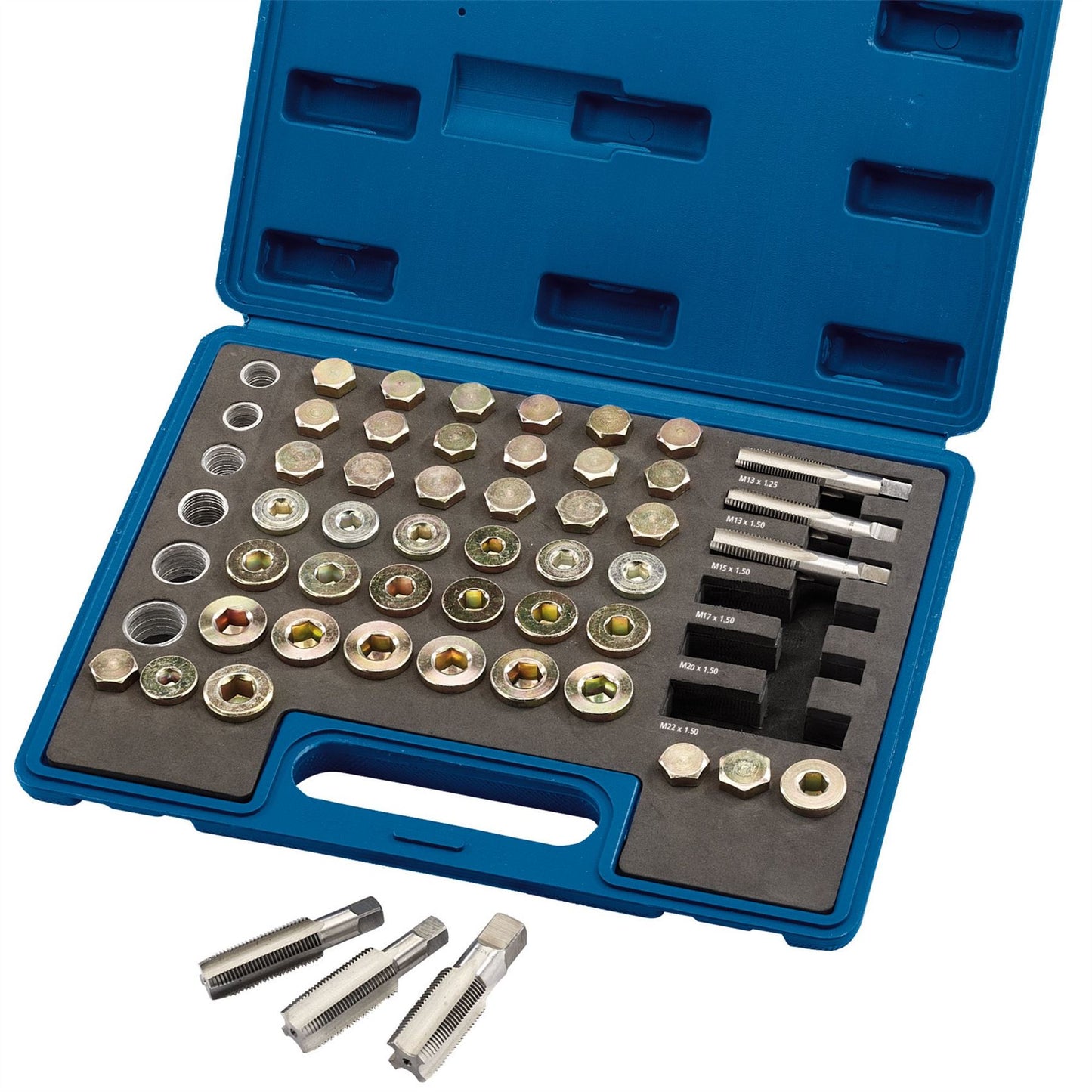 Draper 36631 Expert Oil Sump Plug Repair Kit 120 Piece Draper