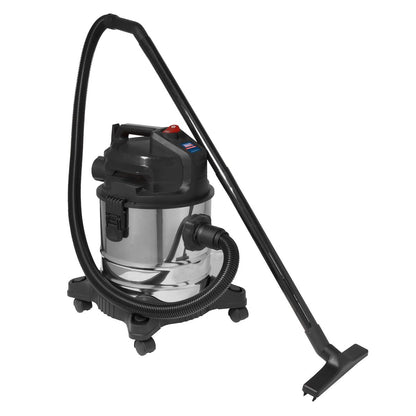 Sealey PC20LN Vacuum Cleaner (Low Noise) Wet & Dry 20L 1000W/230V Sealey