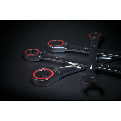 Sealey AK63940 Ratchet Combination Spanner Set 12pc Metric Premier Platinum Sealey