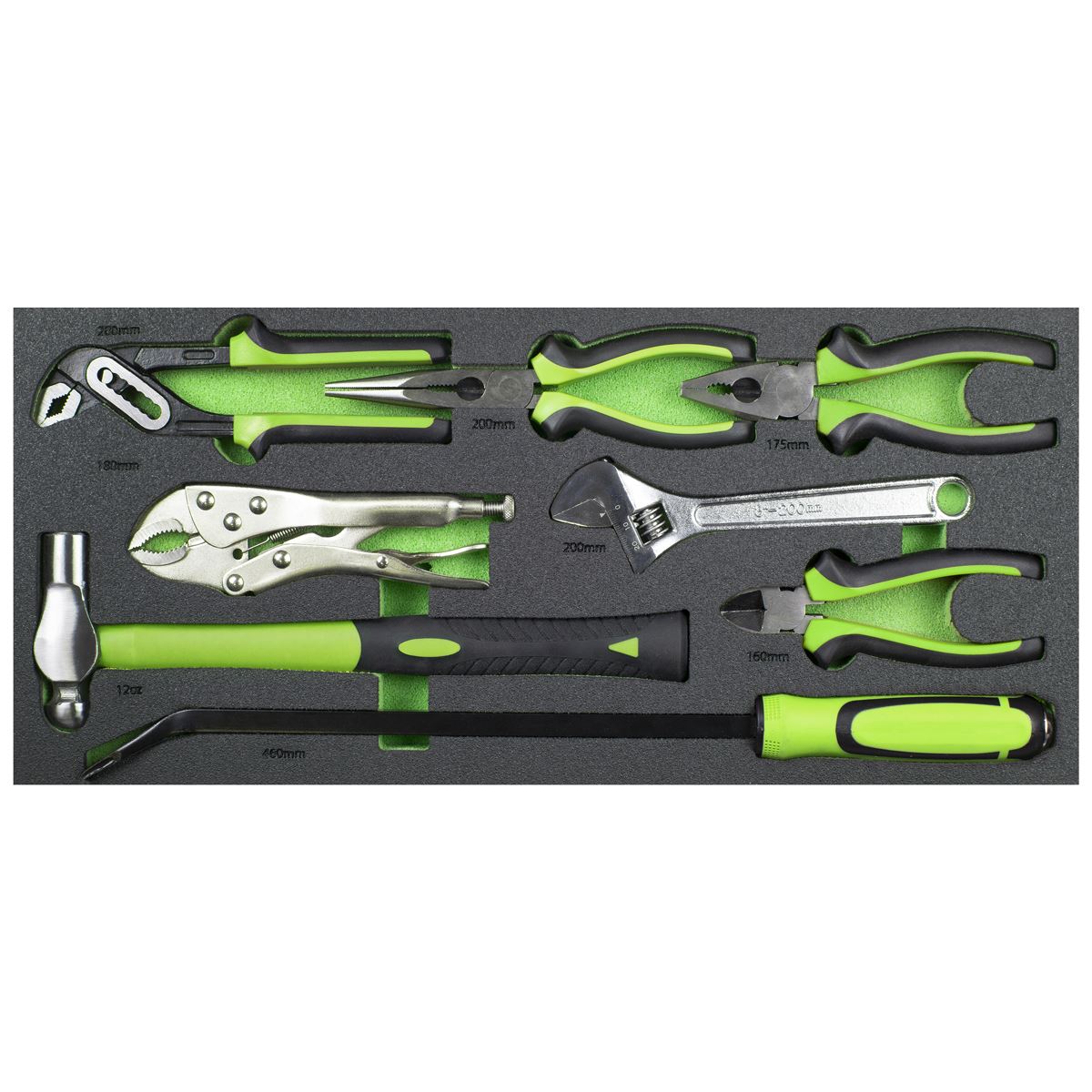 Siegen S01267 Top Chest & Rollcab Combination 6 Drawer with Tool Kit 247pc Siegen