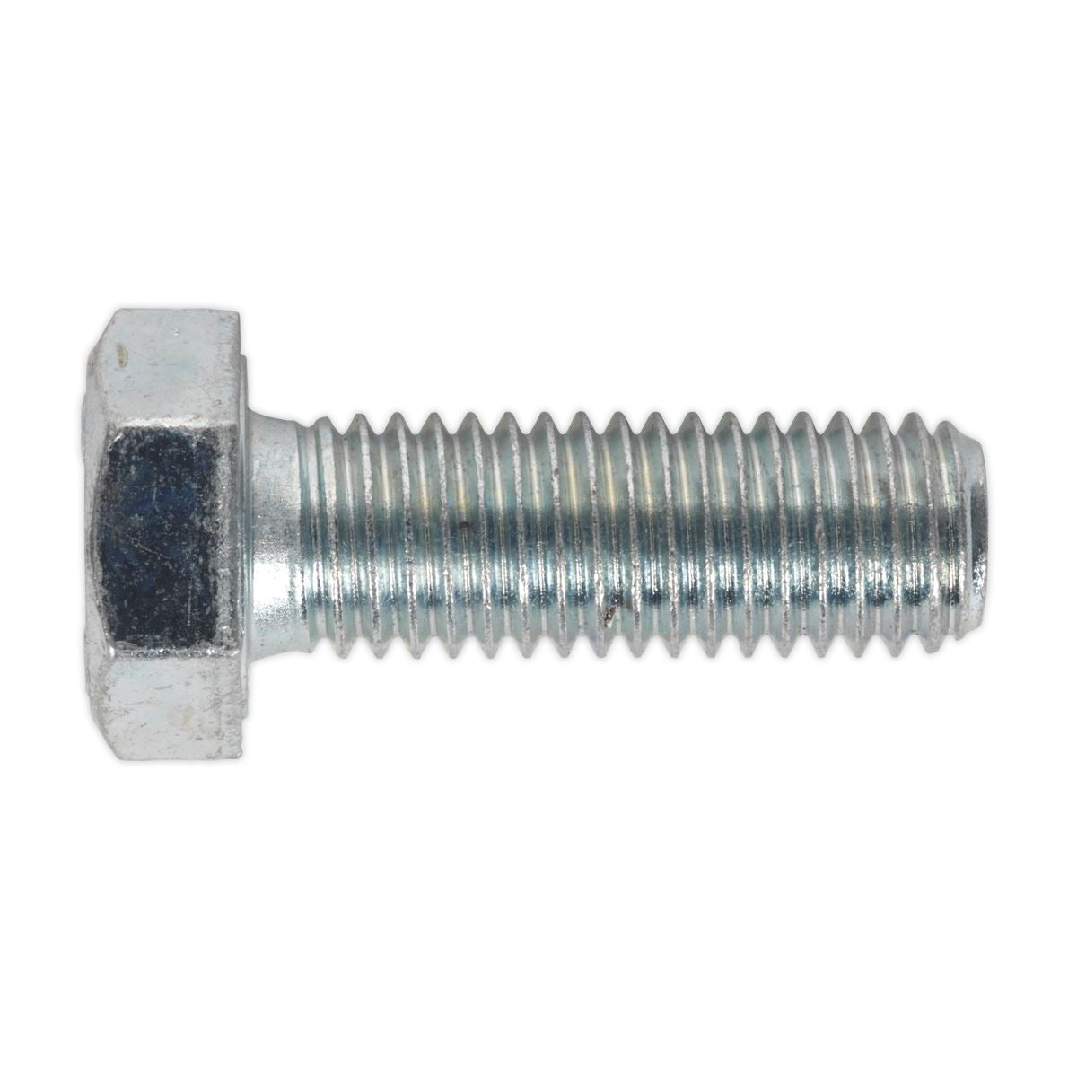 Sealey SS1235 HT Setscrew M12 x 35mm 8.8 Zinc Pack of 25 Sealey