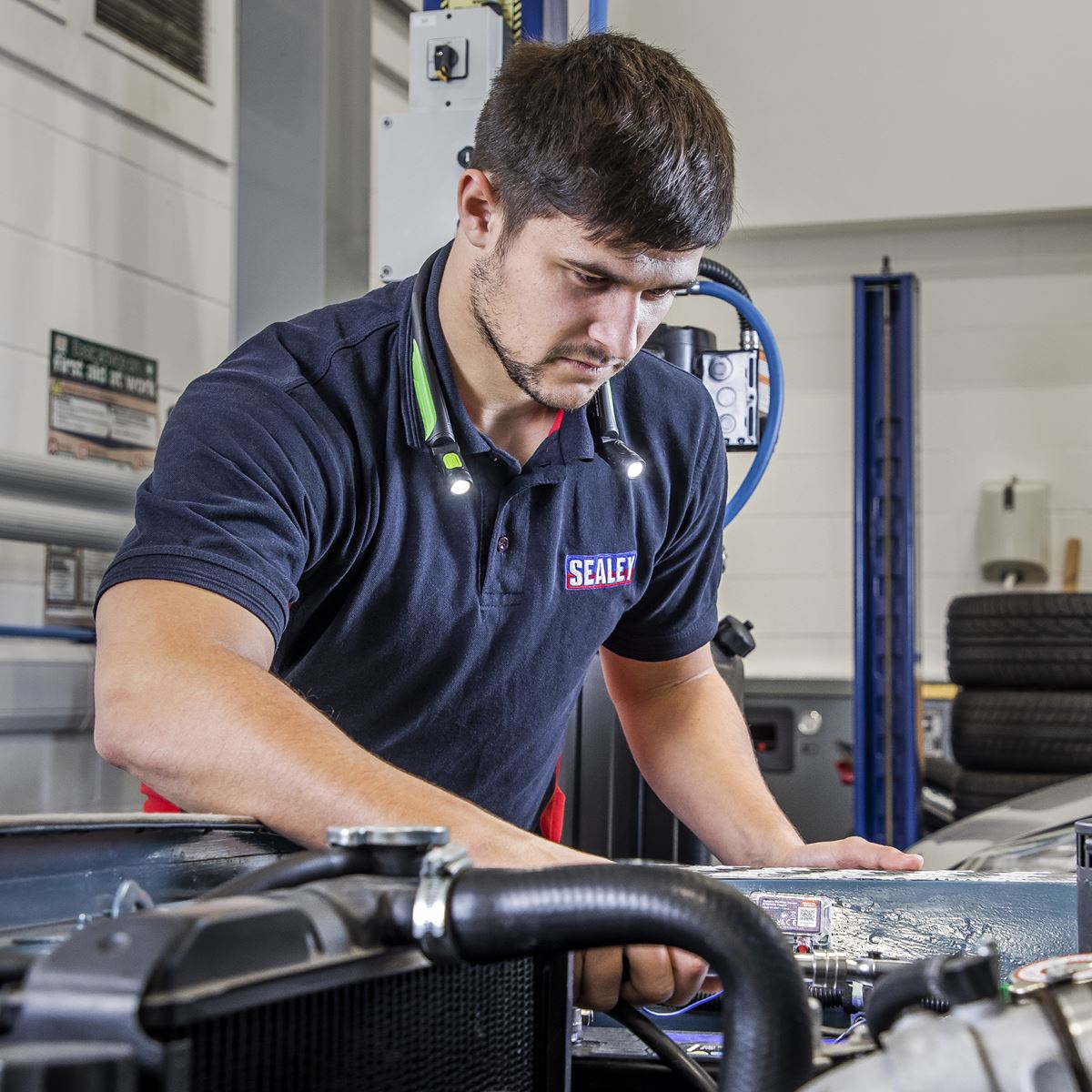 Sealey NT320LED Rechargeable Neck Torch 3W SMD LED Sealey