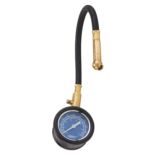 Draper 69924 Tyre Pressure Gauge with Flexible Hose Draper