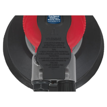 Sealey GSA06 Air Palm Random Orbital Sander Ø150mm Dust-Free Self-Contained Sealey