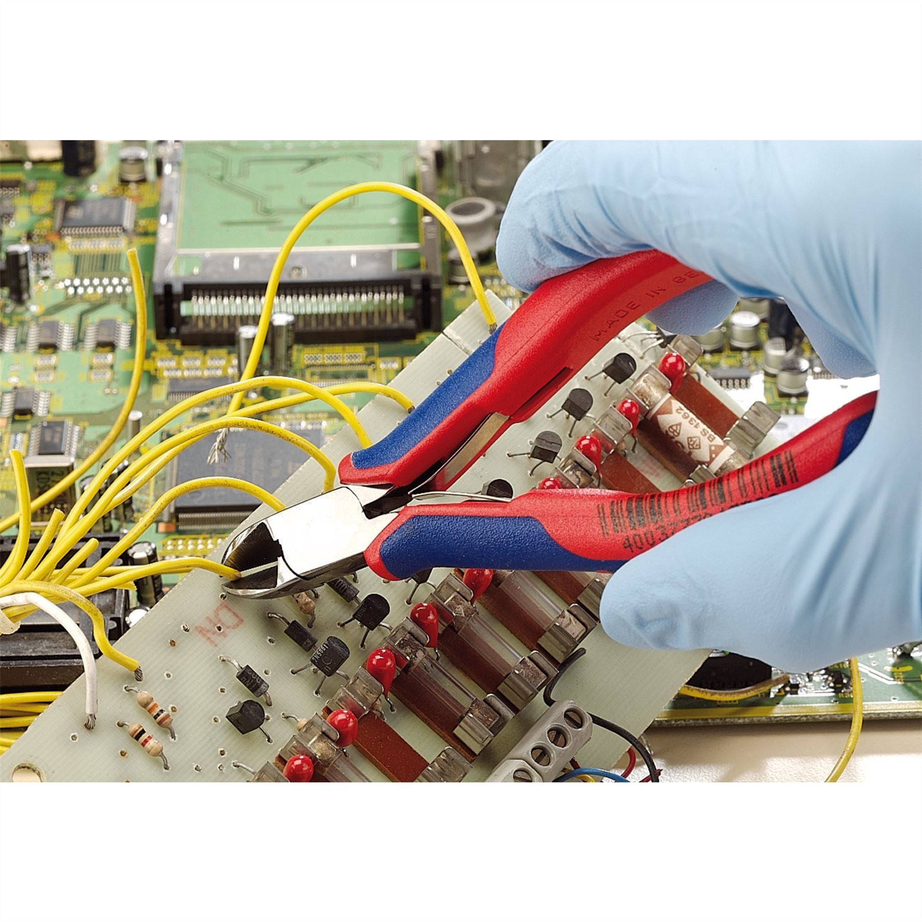 Knipex 27723 77 22 115 Electronics Diagonal Cutter with box joint with multi-component grips 115mm Knipex