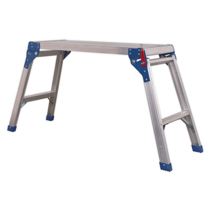 Sealey APS2E Aluminium Folding Platform 2-Tread EN 131 Sealey