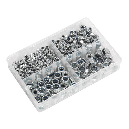 Sealey AB032LN Nylon Locknut Assortment 300pc M6-M12 Metric Sealey