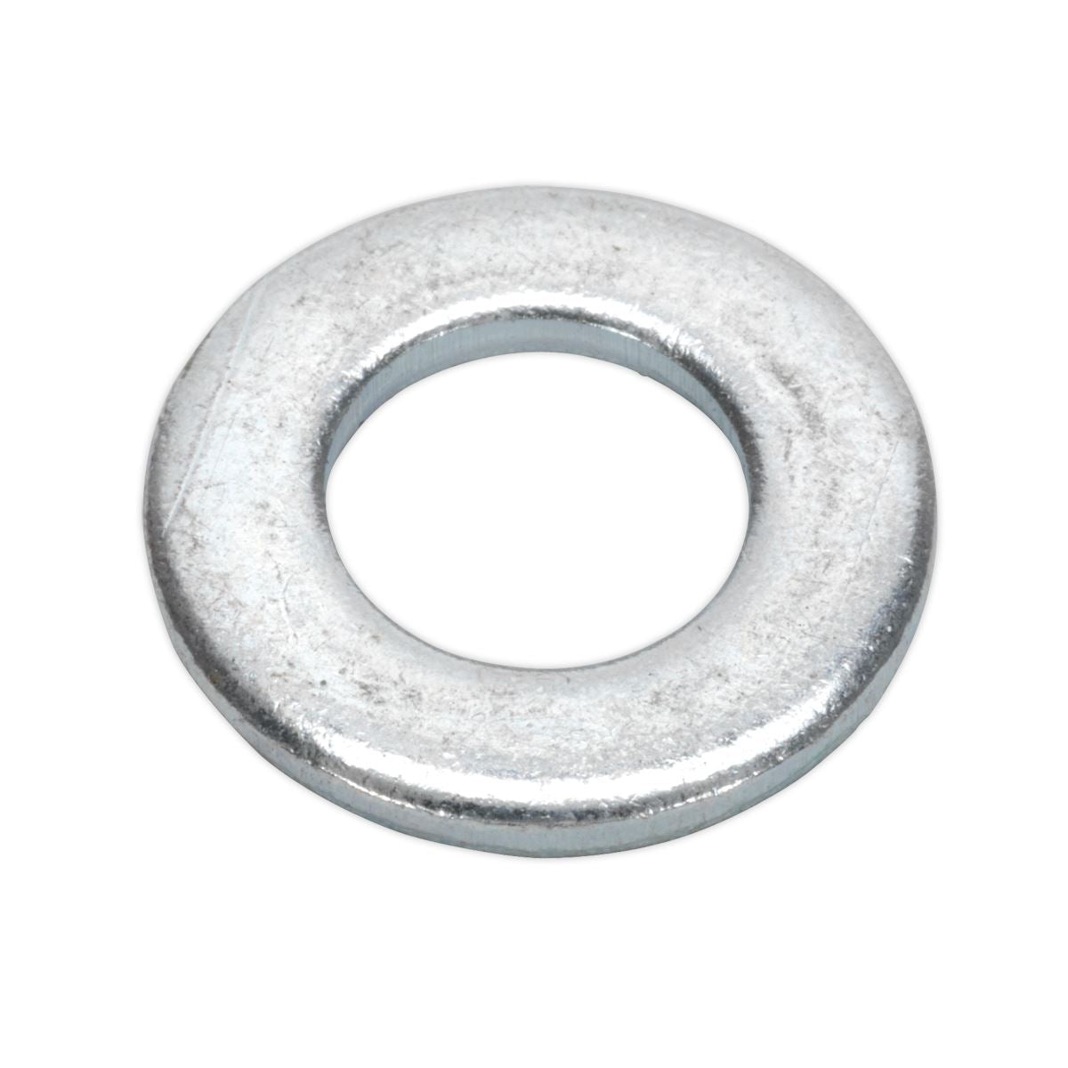 Sealey FWA1021 Flat Washer DIN 125 M10 x 21mm Form A Zinc Pack of 100 Sealey