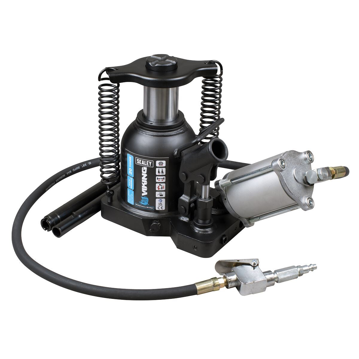 Sealey AM20SLE Viking Manual/Air Hydraulic Bottle Jack 20 Tonne Sealey